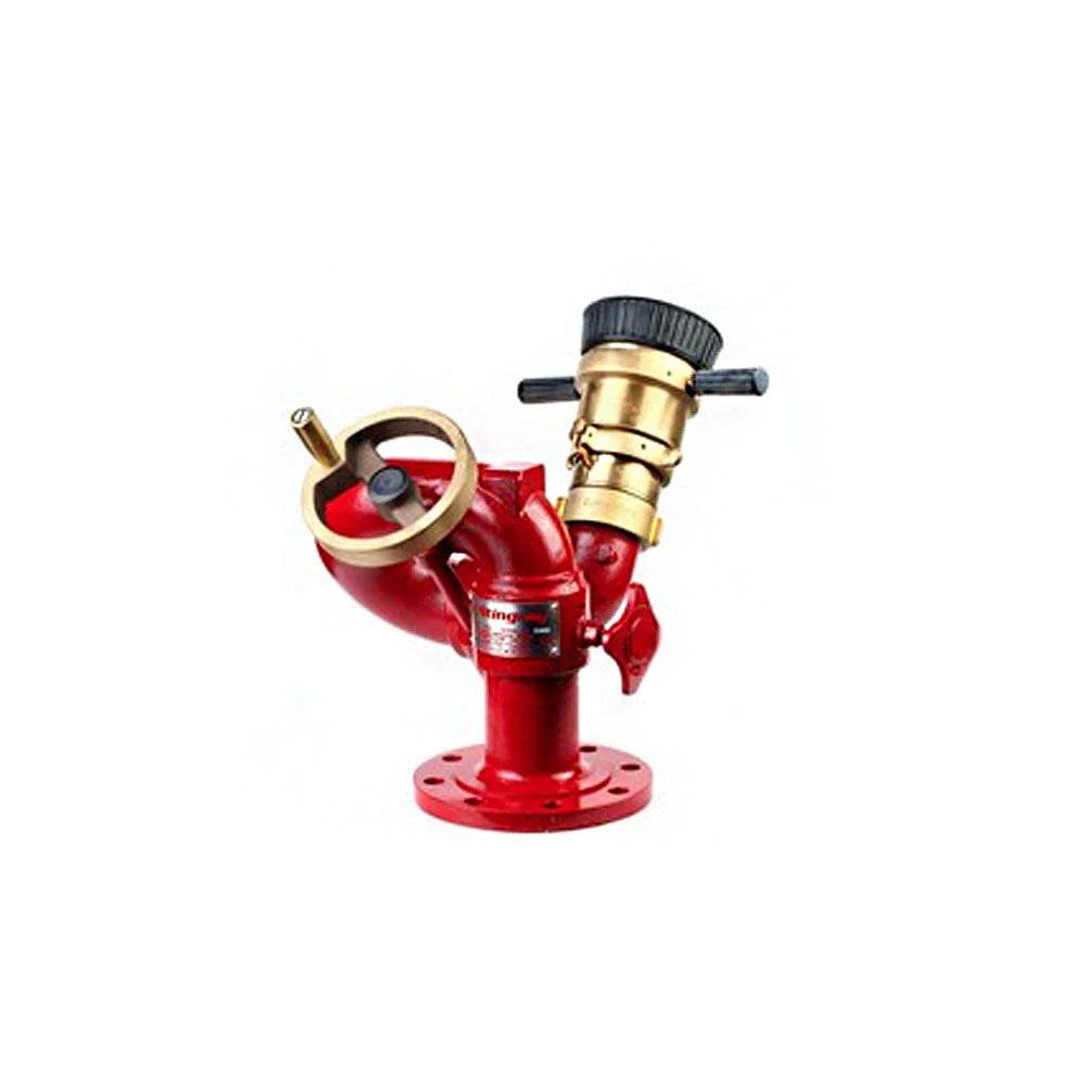 Elkhart Brass 8393 Stingray Brass Monitor w/Hand Wheel, 3" 150# Flange, 1250 GPM-200 PSI