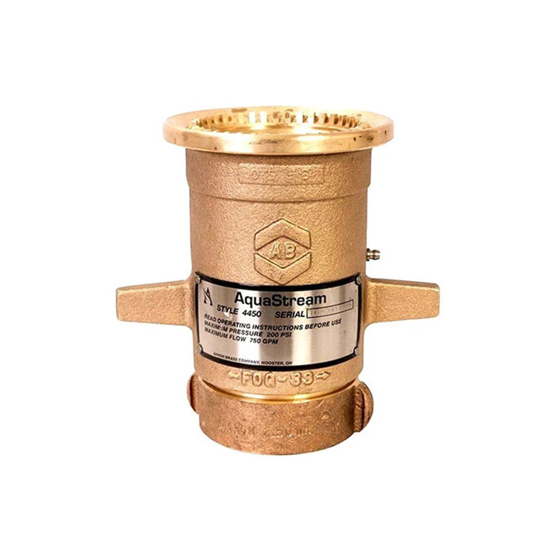 akron-brass-monitor-nozzle-style-4450-master-stream-aquastream-2-5-female-nyfd-swivel-inlet-500-gpm-100-psi-300-700-gpm-field-changeable-spacers-included-brass-construction-fm-approved-44500001