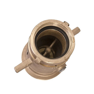 Akron Brass, Monitor Nozzle, Style 4450, Master Stream, Aquastream, 2.5” Female NYFD Swivel Inlet, 500 GPM @ 100 PSI, (300 & 700 GPM Field Changeable Spacers Included), Brass Construction, FM Approved (44500001)