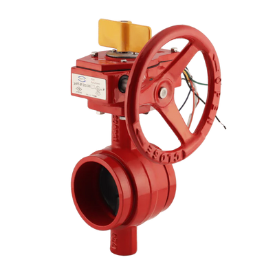 ARITA UL/FM Fire Protection Butterfly Valve 300PSI Groove Type BF25 Series