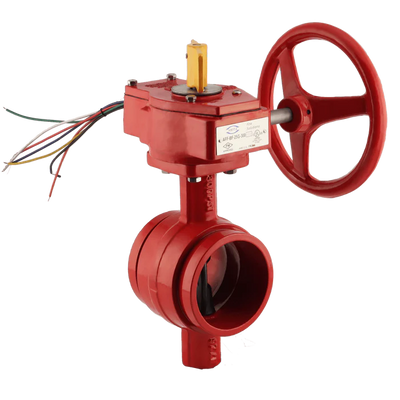 ARITA UL/FM Fire Protection Butterfly Valve 300PSI Groove Type BF25 Series