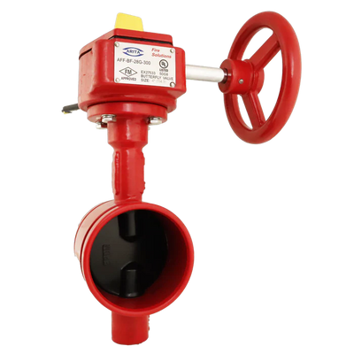 ARITA UL/FM Fire Protection Butterfly Valve 300PSI Groove Type BF28/29 Series