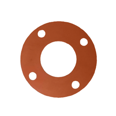 Gasket Flange Pack w/ Red Rubber Gaskets 1/8'' and ZINC PLATED Hardware