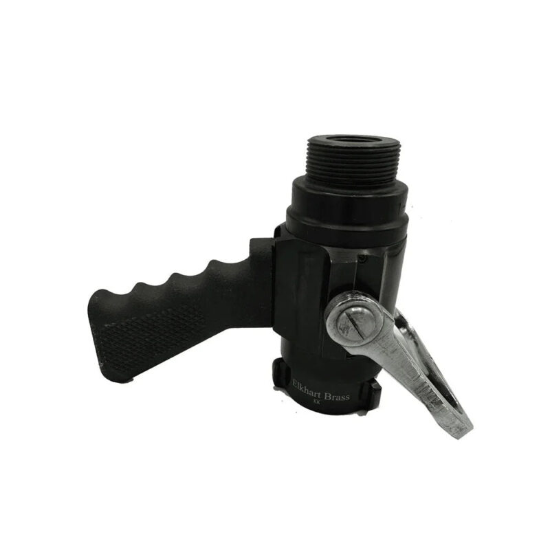 ELKHART BRASS BALL SHUT-OFF, B-375, 1" INTEGRAL SMOOTH BORE AND PISTOL GRIP